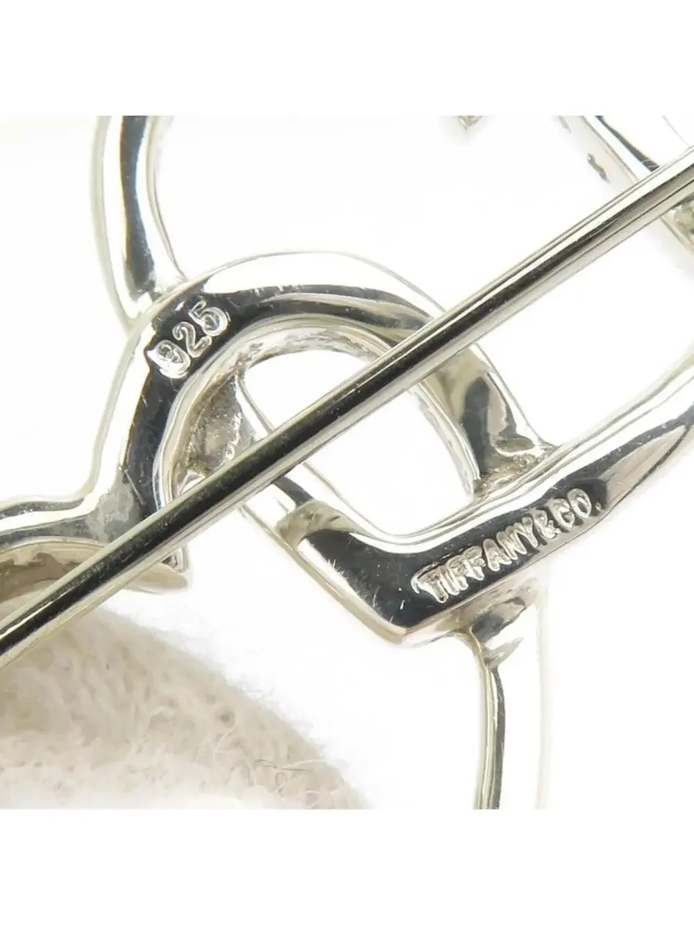 Auth Tiffany&Co. Triple Heart Brooch #302774T16B